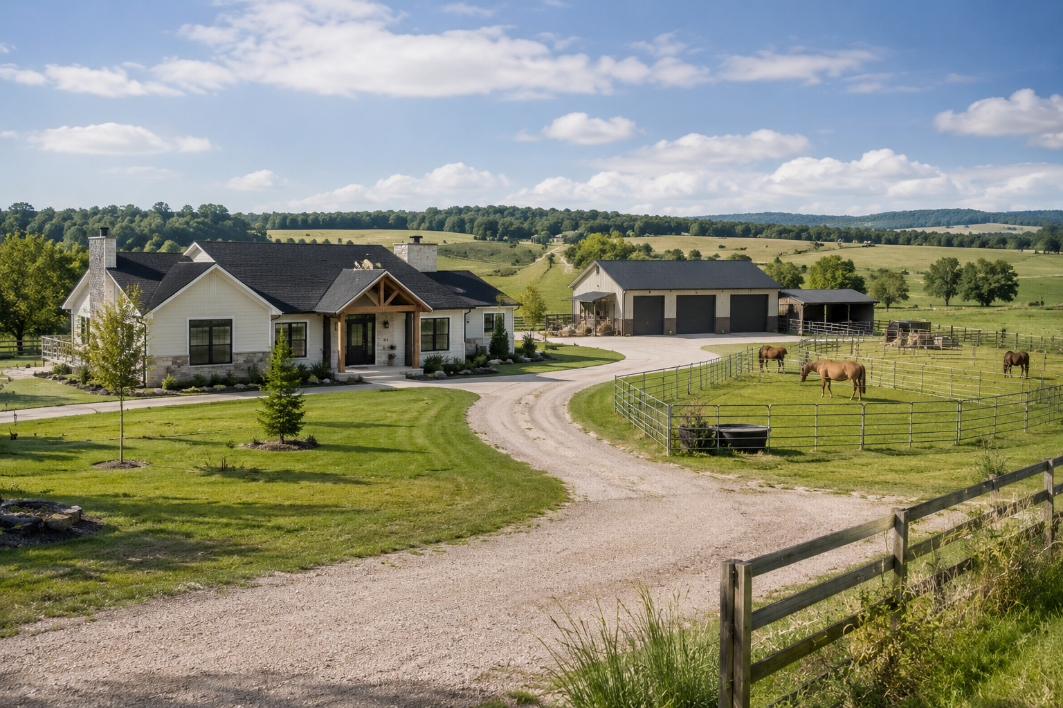 modern American ranch style